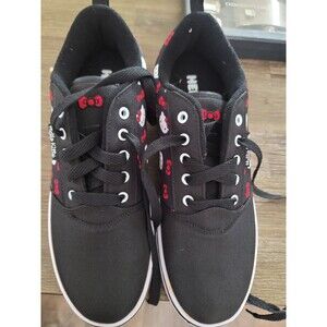 Hello Kitty Heelys Pro 20 Womens 8 Black White Red Shoes